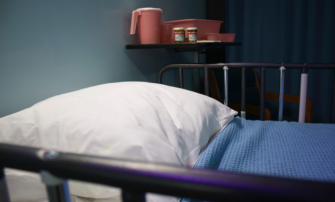 A hospital bed.